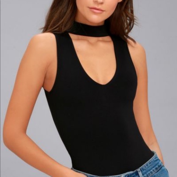 Lulus Tops - Lulu’s | Bodysuit Black Keyhole Front